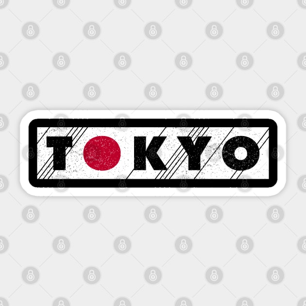 Tokyo Sticker by Vilmos Varga